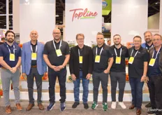 Topline had a busy stand who were interested in their range of vegetables.